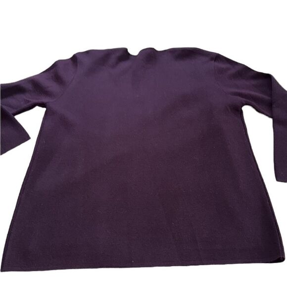 Lineamidas Women’s Made In Italy Merino Wool Blend Open Cardigan, Size L, EUC - Picture 7 of 9